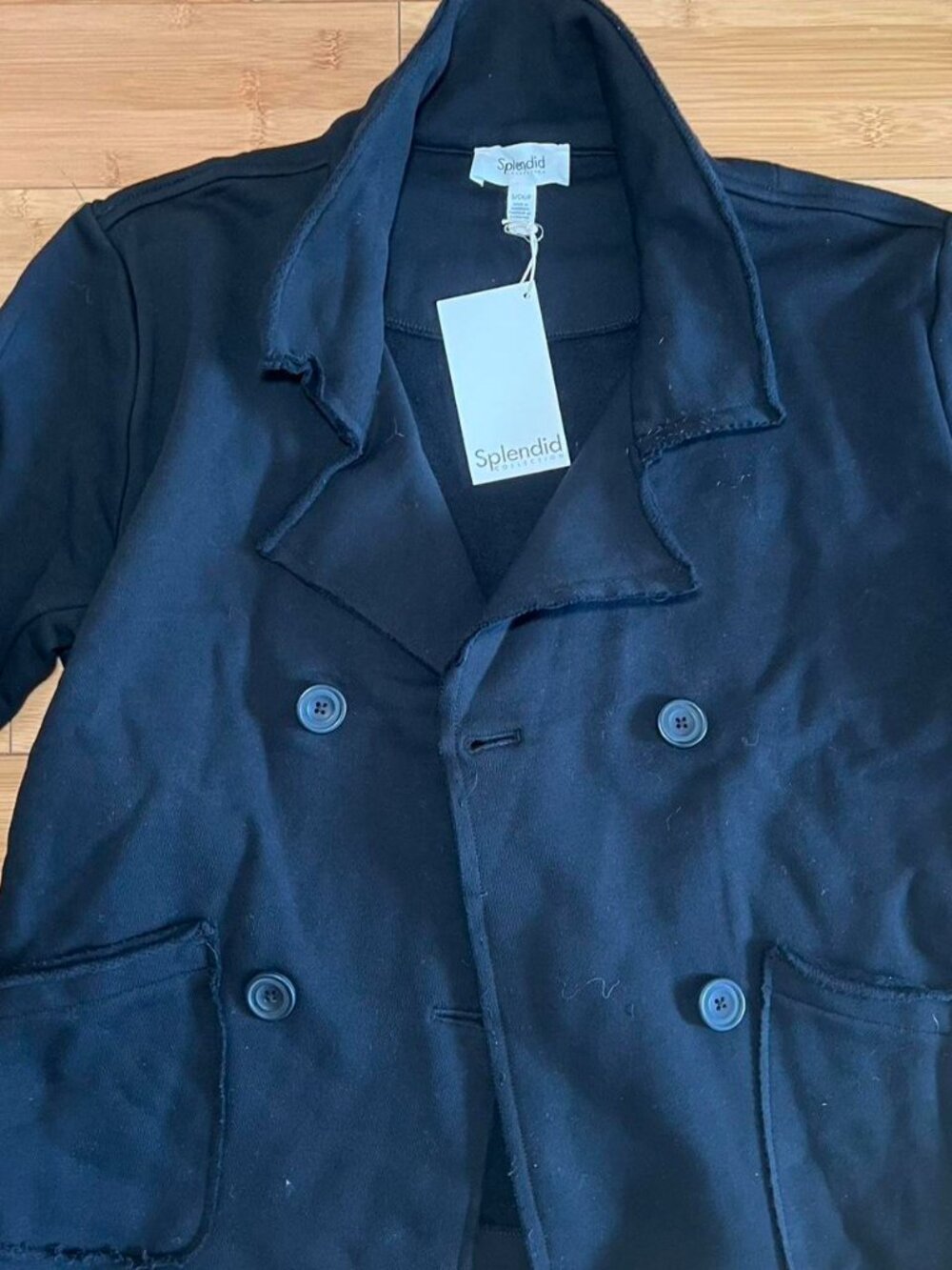 Splendid Versatile Cotton Blazer – Black – NWT – Size Small, Great for Layering